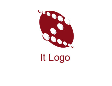 dotted letter Z in circle