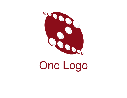 dotted letter Z in circle