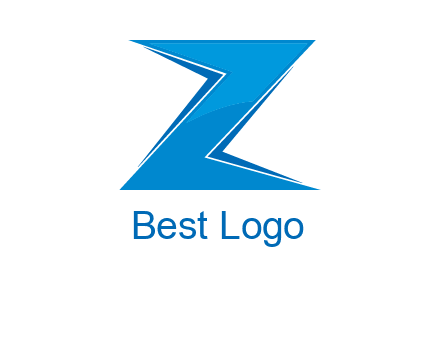 abstract letter Z with arrows
