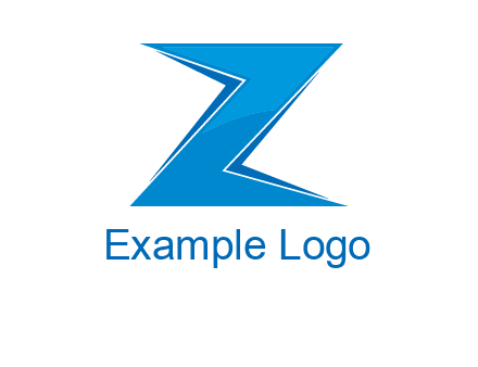 abstract letter Z with arrows