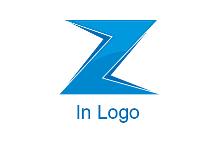abstract letter Z with arrows