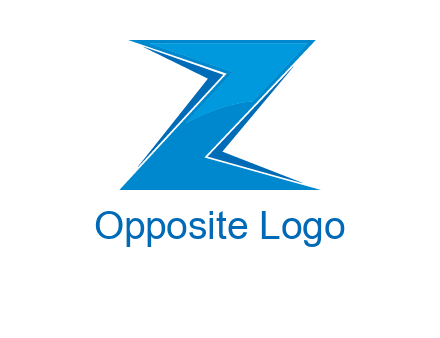 abstract letter Z with arrows