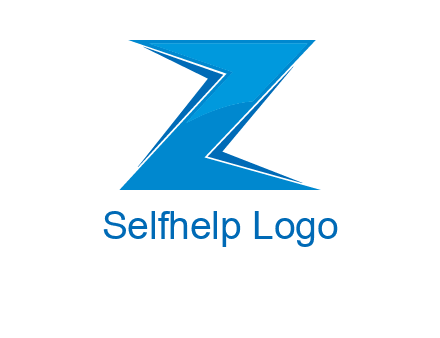 abstract letter Z with arrows