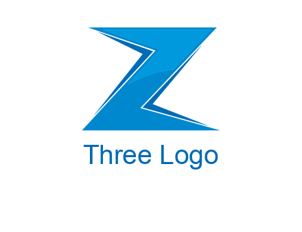 abstract letter Z with arrows