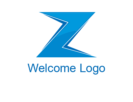abstract letter Z with arrows