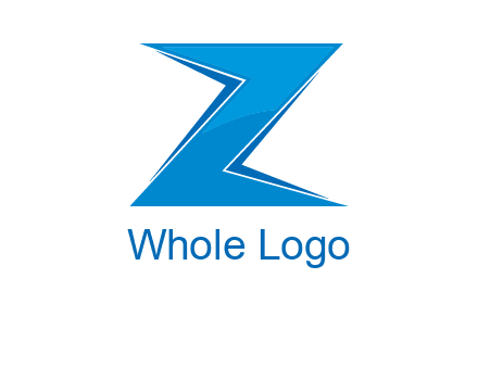 abstract letter Z with arrows