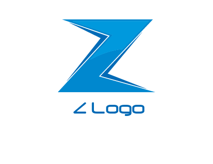 abstract letter Z with arrows
