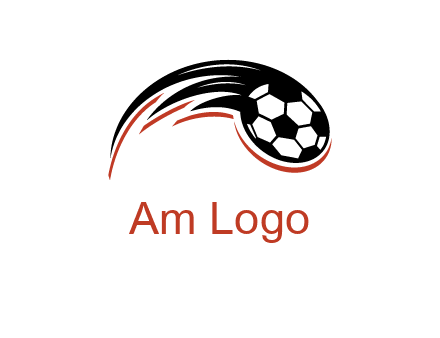 swoosh circular soccer logo