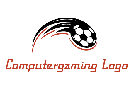swoosh circular soccer logo