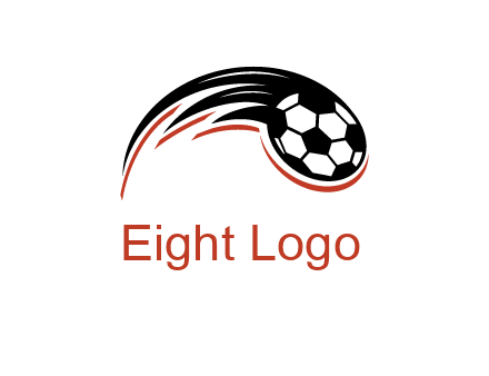 swoosh circular soccer logo