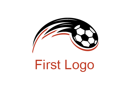 swoosh circular soccer logo