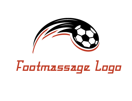 swoosh circular soccer logo