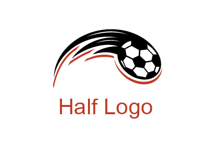 swoosh circular soccer logo