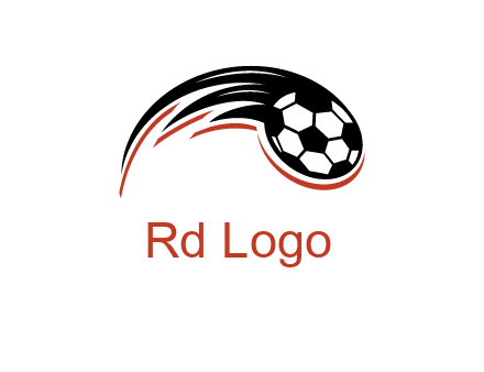 swoosh circular soccer logo