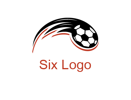 swoosh circular soccer logo