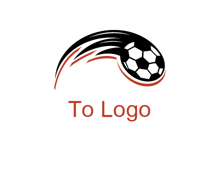 swoosh circular soccer logo