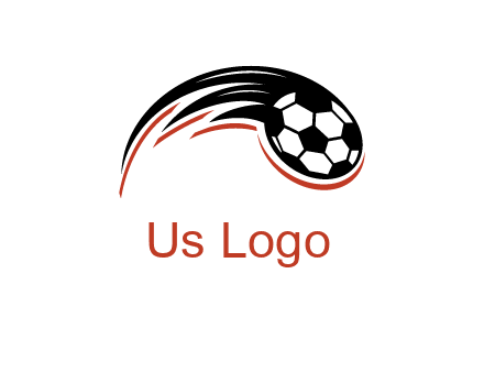 swoosh circular soccer logo