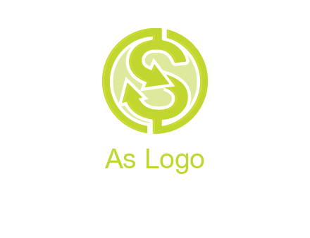 letter S with dollar sign