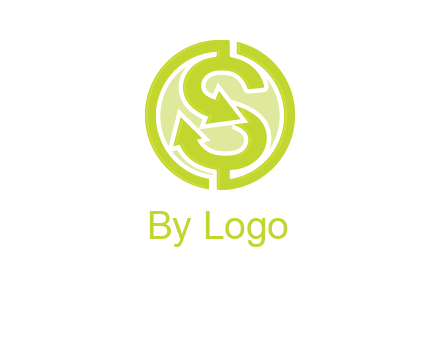 letter S with dollar sign