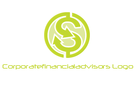 letter S with dollar sign