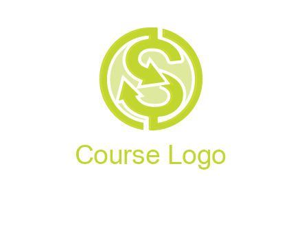 letter S with dollar sign