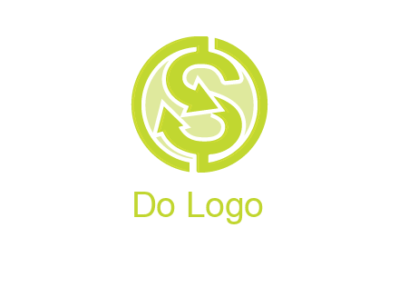 letter S with dollar sign