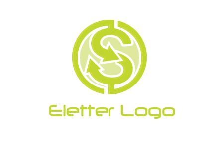 letter S with dollar sign