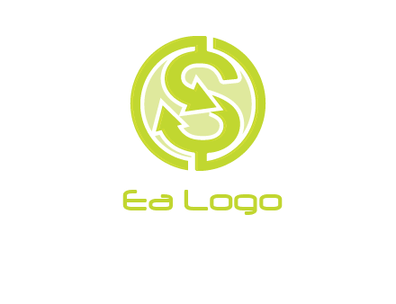 letter S with dollar sign