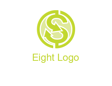 letter S with dollar sign