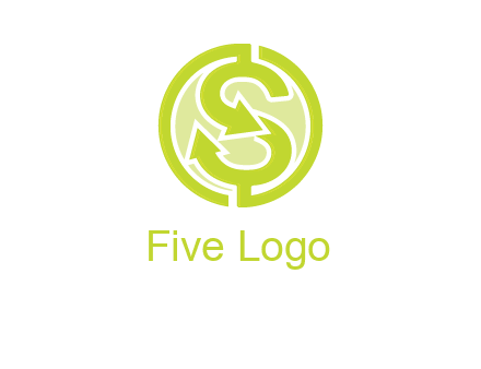 letter S with dollar sign