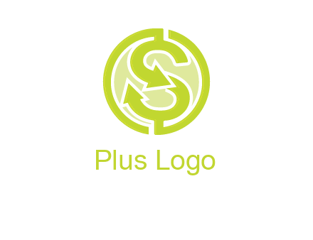 letter S with dollar sign