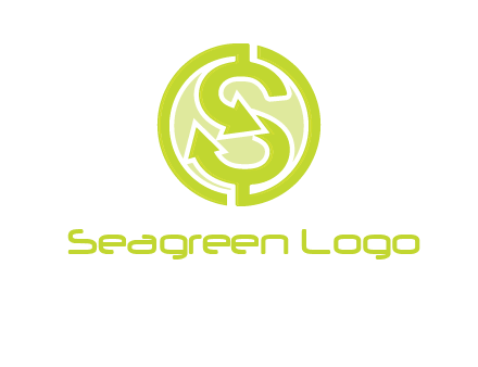 letter S with dollar sign