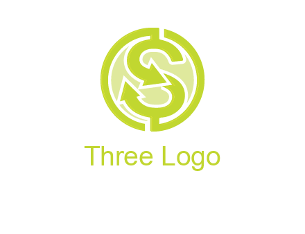 letter S with dollar sign