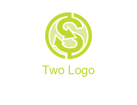 letter S with dollar sign