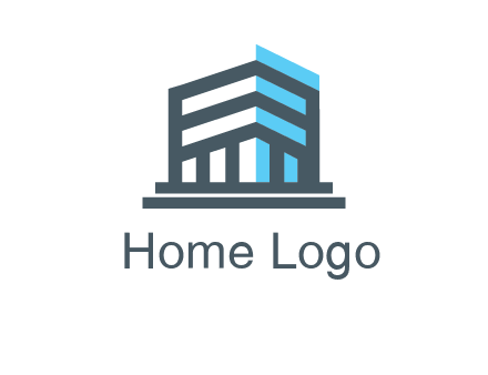 abstract building architecture logo
