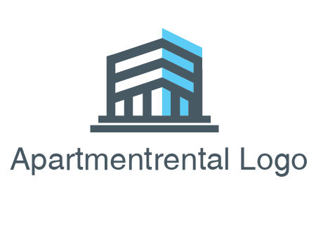 abstract building architecture logo