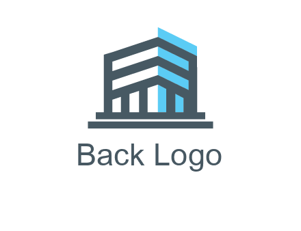 abstract building architecture logo