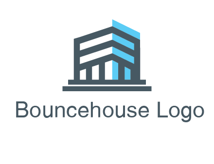 abstract building architecture logo
