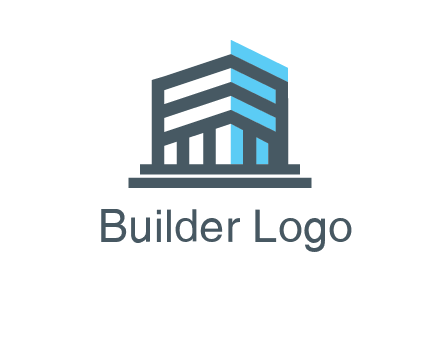 abstract building architecture logo