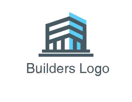 abstract building architecture logo