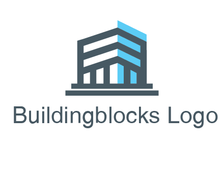 abstract building architecture logo