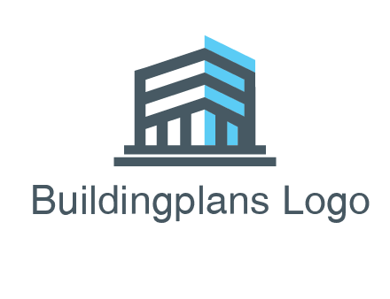 abstract building architecture logo