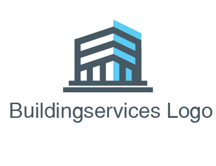 abstract building architecture logo