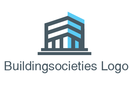 abstract building architecture logo