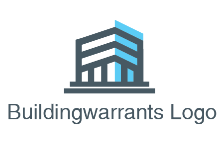 abstract building architecture logo