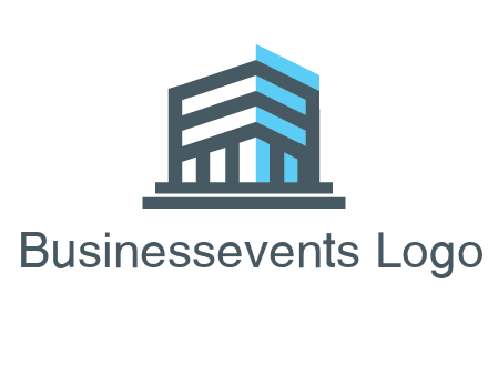 abstract building architecture logo