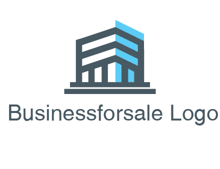 abstract building architecture logo