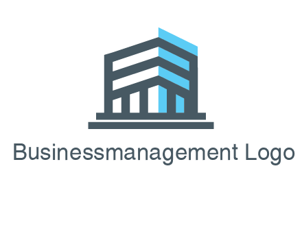 abstract building architecture logo