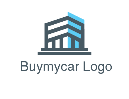 abstract building architecture logo