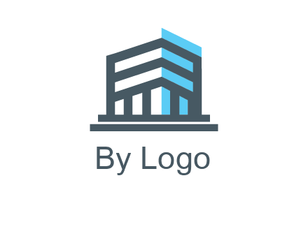 abstract building architecture logo